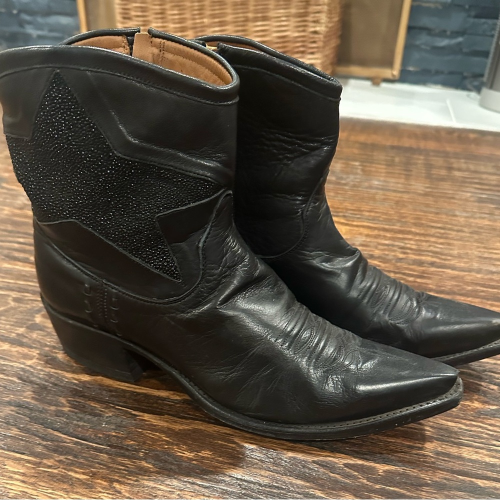 Miron Crosby Jackie Black boots - size 10
